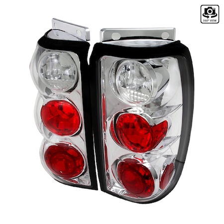 Spec-D Tuning 95-97 Ford Explorer Altezza Tail Light Chrome LT-EPOR95-TM